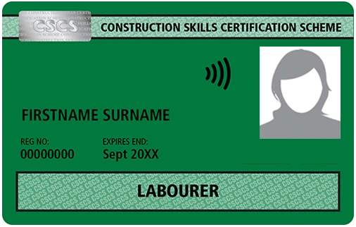 Green CSCS Card