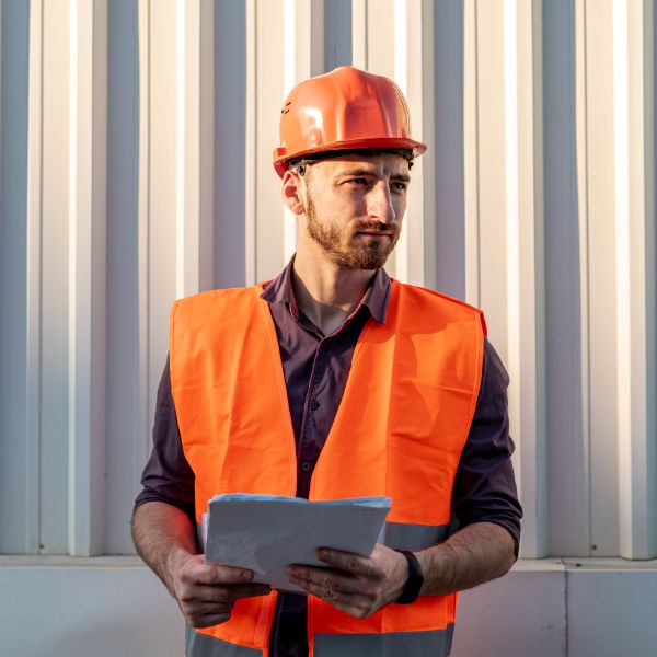 Construction Helps team on site